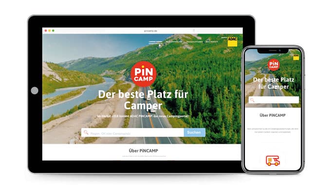 PiNCAMP PiNCAMP: Das neue Campingportal vom ADAC