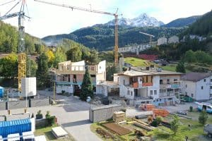 Der Campingplatz beim Umbau
